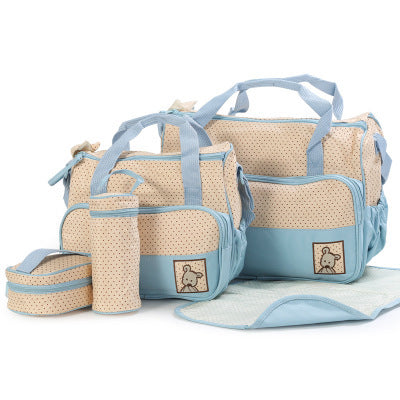 Diaper Bag Set with Bottle Holder