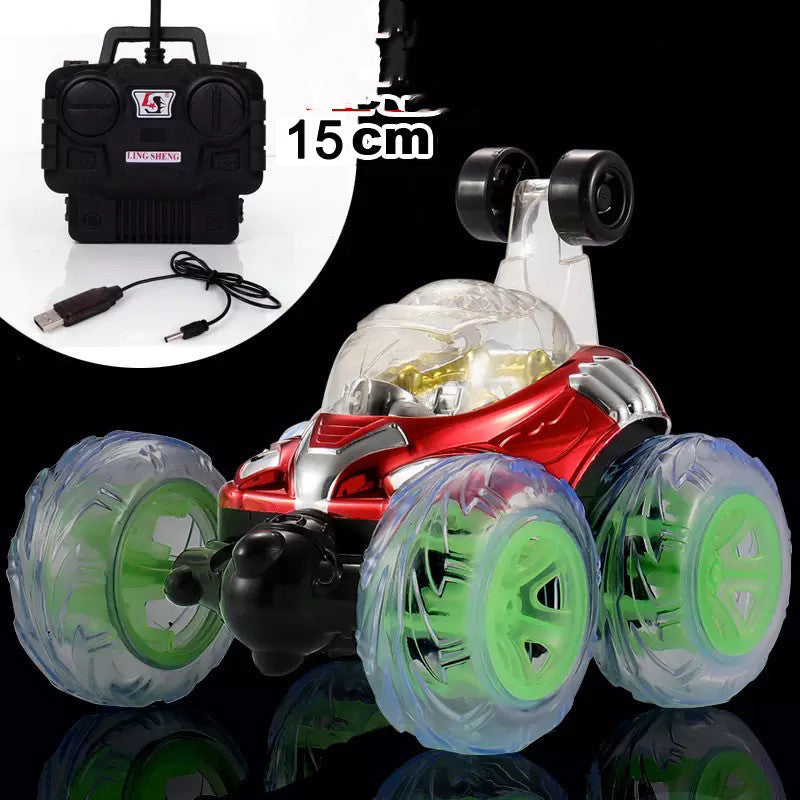 Tumble stunt car dump truck remote control car