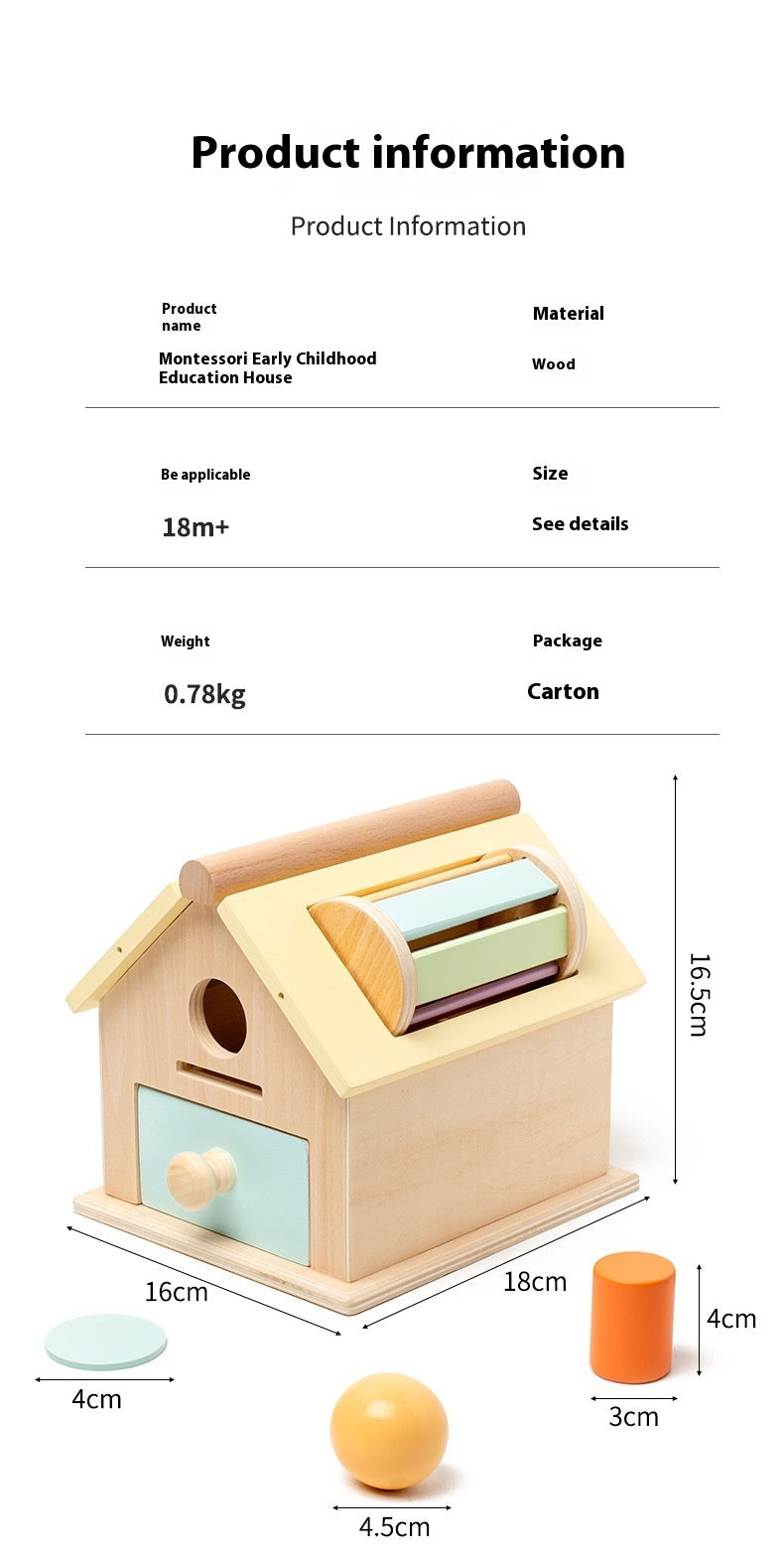 Children's Early Childhood Intelligence Development Coin Box Teaching Aids