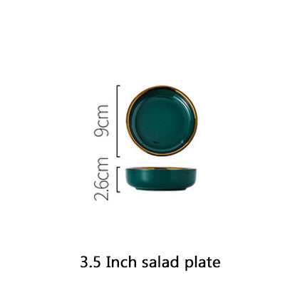 Light Luxury Style Phnom Penh Emerald Deep Dish Shallow