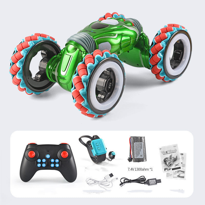 Cross-Border Hot sale Gesture Induction Magic Wheel Twist Car Stunt Mecanum Wheel New 2.4G Remote Control Car Wholesale