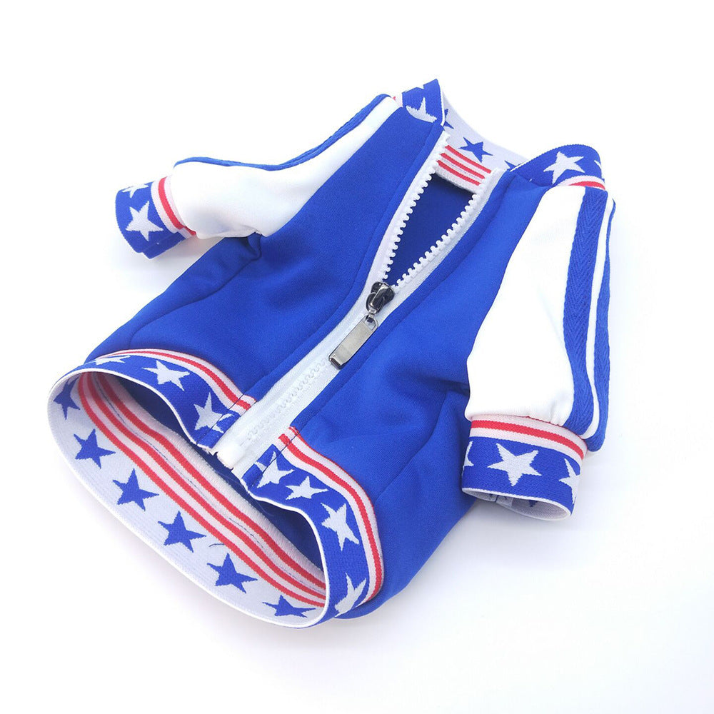 Trendy Brand Dog Clothes Net Red Baseball Uniform Small Dog Pet Uniform
