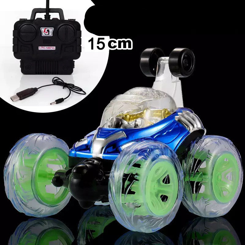 Tumble stunt car dump truck remote control car