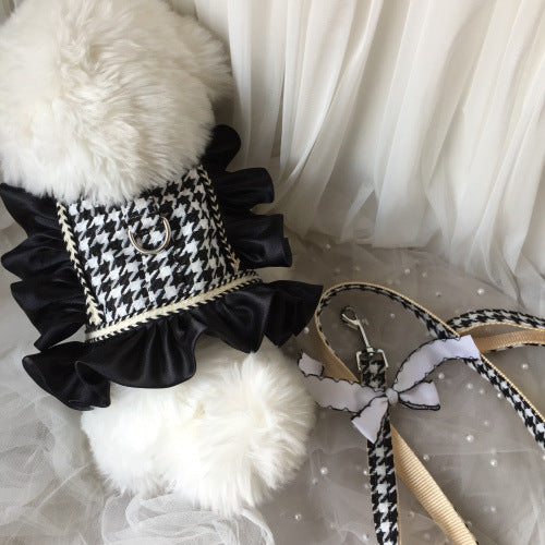Dog Vest Hand Holding Rope Clothes Chest Strap