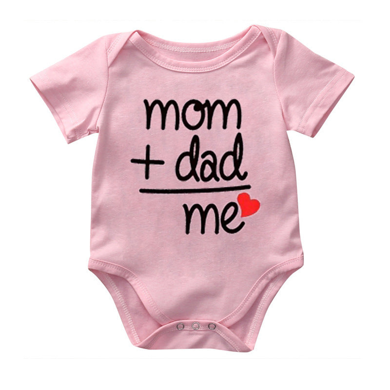 Baby letter printed jumpsuit