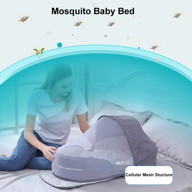 Portable Folding Crib Bed