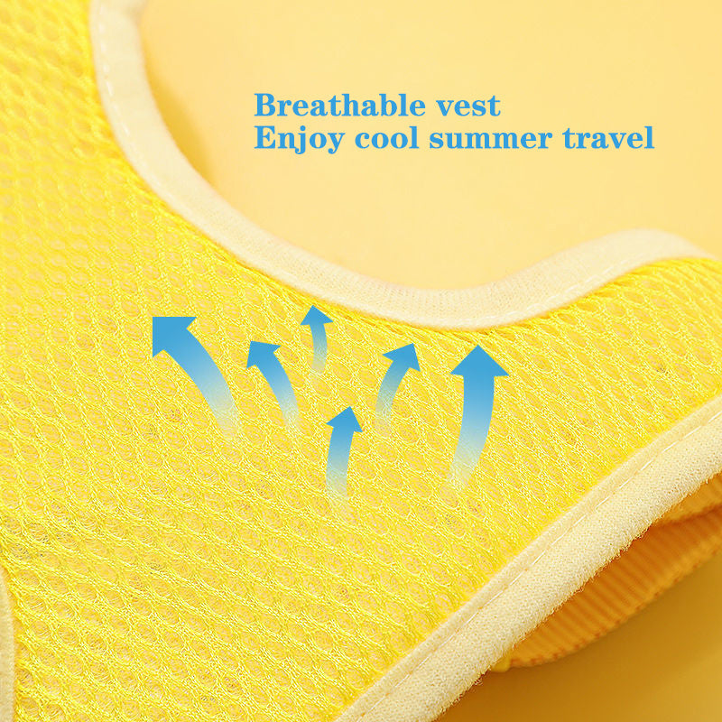 Traction Rope For Cats Special Yellow Duck Traction Vest High Value Anti Breakage Adjustable For Walking