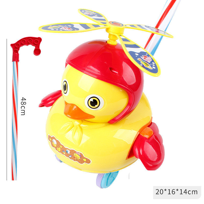Baby Toddler Trolley Toy Single Pole Boy Girl Push Airplane Pegasus