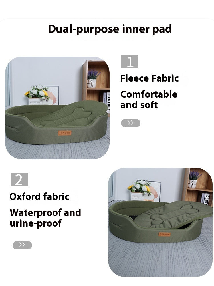 Four Seasons Universal Dog Mattress Pet Bed Anti-bite Supplies