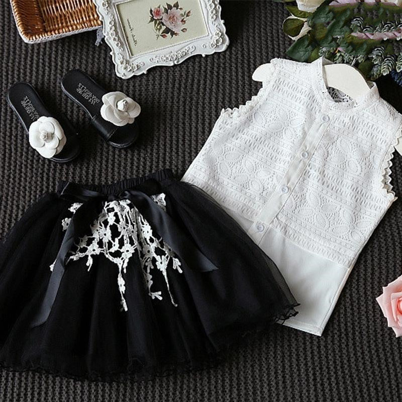 Summer T-Shirt and Skirt Clothing Set