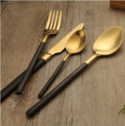 Model Room Soft Outfit Set-up Restaurant Western Food Knife Fork Spoon Tea Spoon