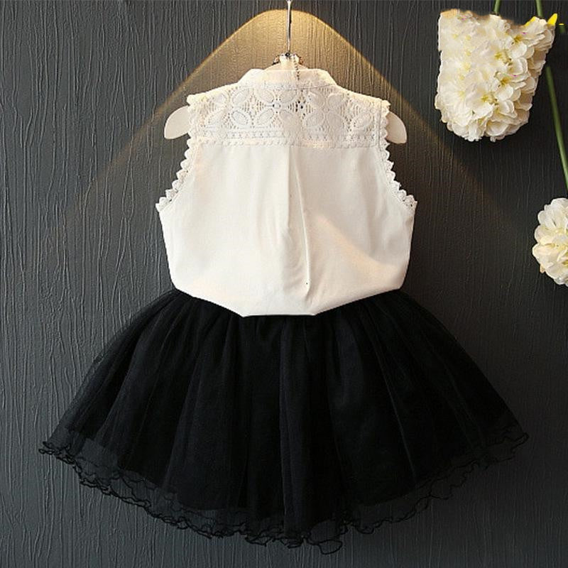 Summer T-Shirt and Skirt Clothing Set
