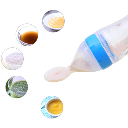 Newborn Silicone Baby Feeding Bottle