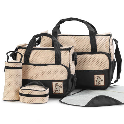 Diaper Bag Set with Bottle Holder