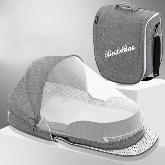 Portable Folding Crib Bed