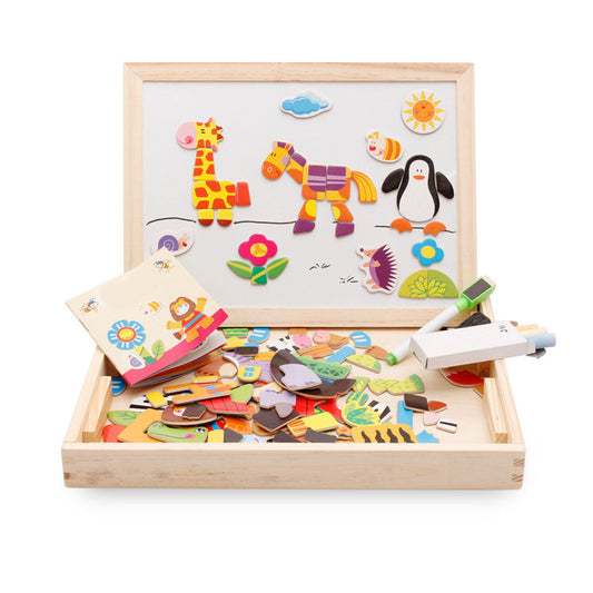 Magnetic Cartoon Animal Jigsaw Puzzle