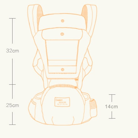 Multi-functional Waist Stool for Comfortable Baby Carrying
