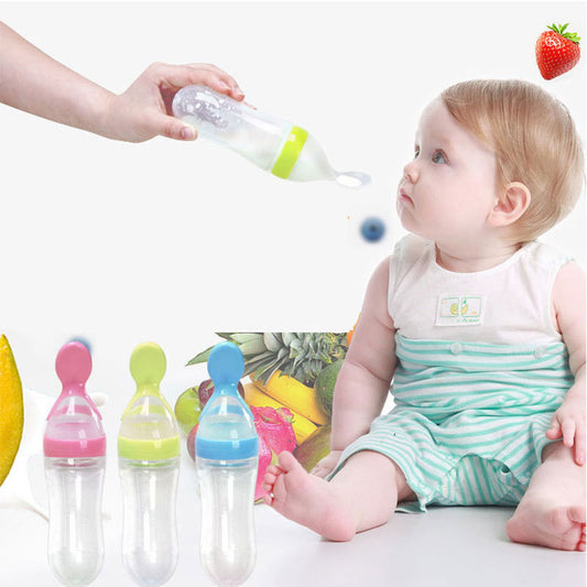 Newborn Silicone Baby Feeding Bottle