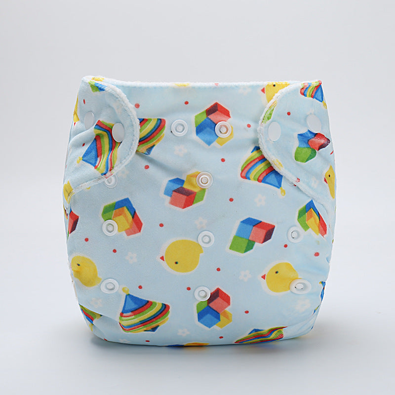 Cartoon Cloth Diaper Pants