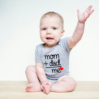 Baby letter printed jumpsuit