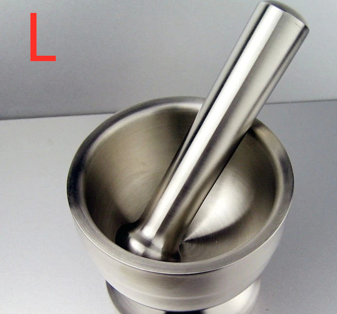 Stainless steel large garlic masher