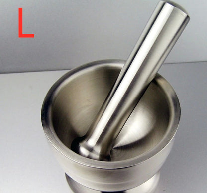 Stainless steel large garlic masher