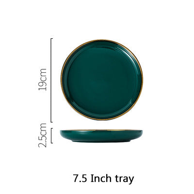 Light Luxury Style Phnom Penh Emerald Deep Dish Shallow