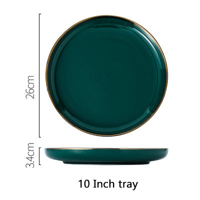 Light Luxury Style Phnom Penh Emerald Deep Dish Shallow
