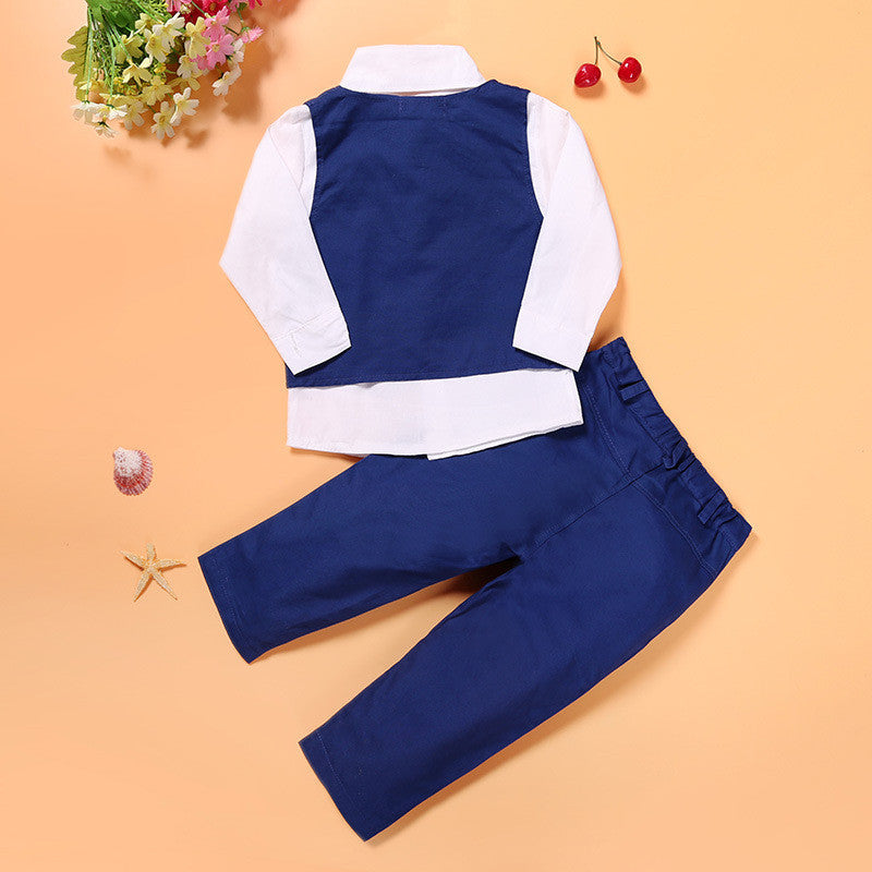 Casual Gentleman Suits with Vests