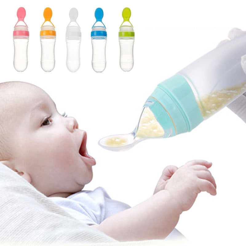 Newborn Silicone Baby Feeding Bottle