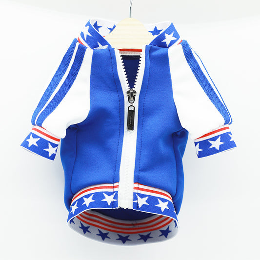 Trendy Brand Dog Clothes Net Red Baseball Uniform Small Dog Pet Uniform