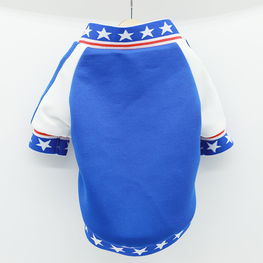 Trendy Brand Dog Clothes Net Red Baseball Uniform Small Dog Pet Uniform