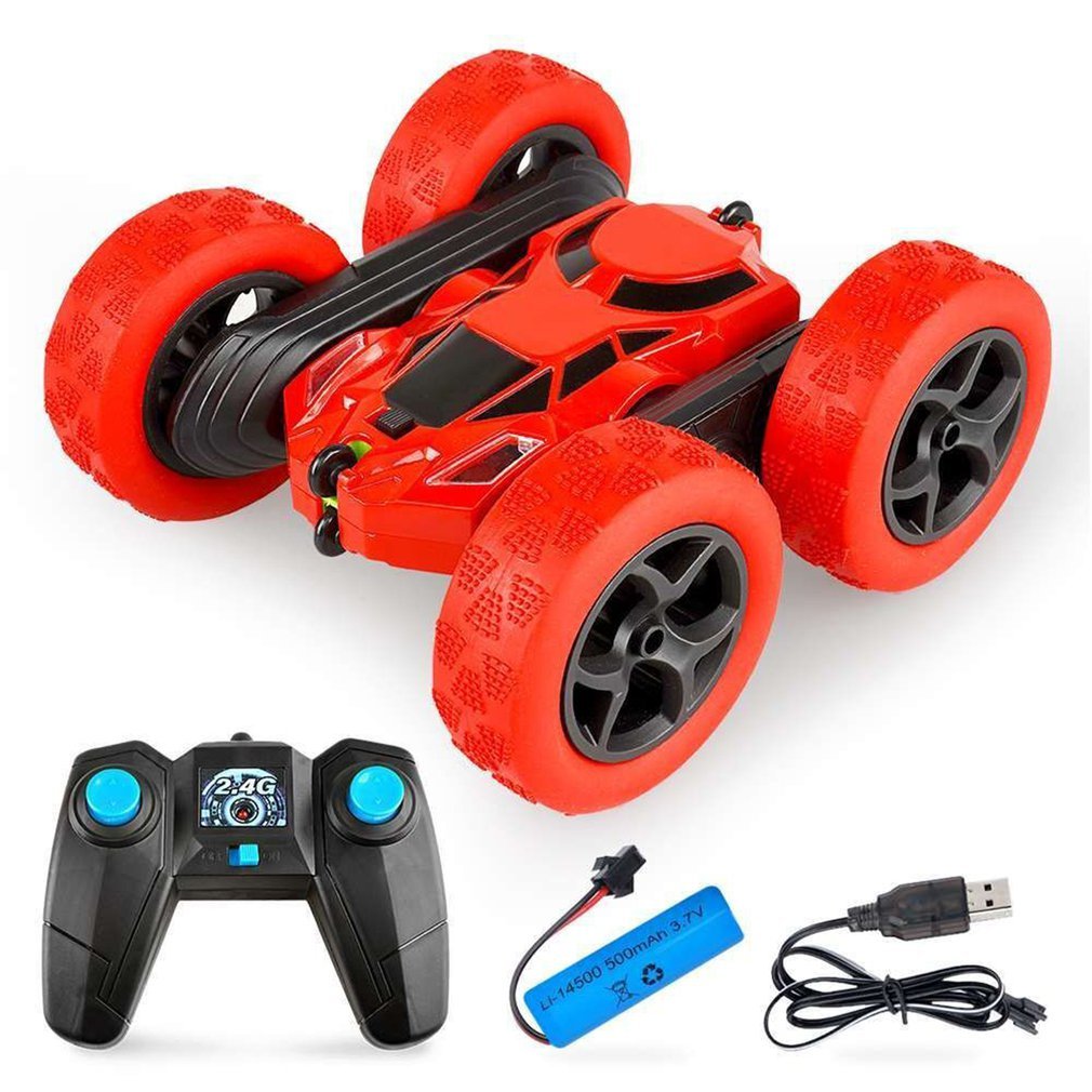 Double-sided Roll And Twist Resistant Children's Remote Control Car