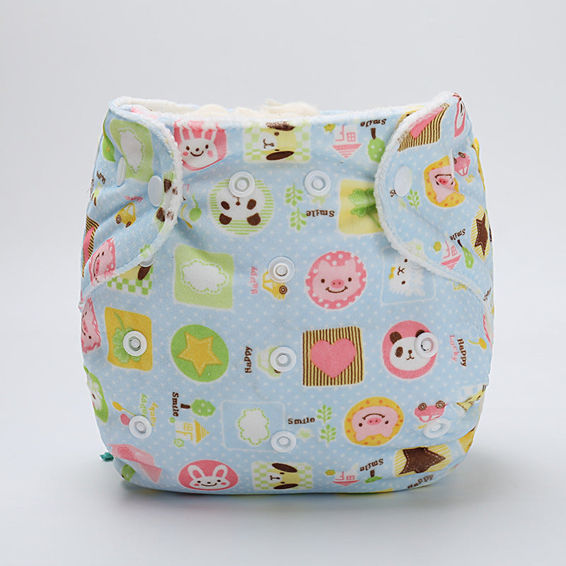 Cartoon Cloth Diaper Pants