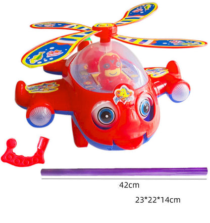 Baby Toddler Trolley Toy Single Pole Boy Girl Push Airplane Pegasus