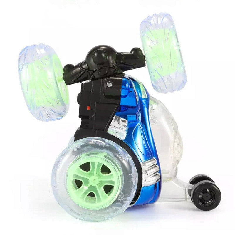 Tumble stunt car dump truck remote control car