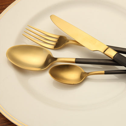 Model Room Soft Outfit Set-up Restaurant Western Food Knife Fork Spoon Tea Spoon