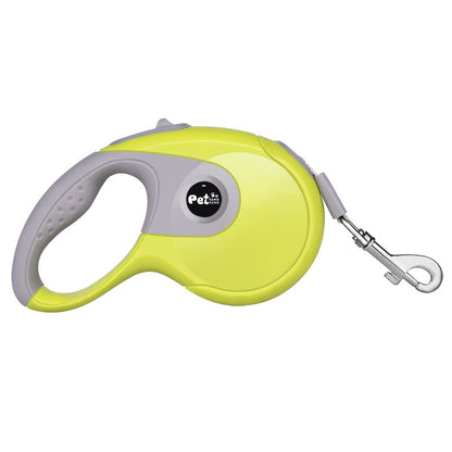 The factory sells high-end dog walking rope rope glue, skid proof dog leash and pet automatic telescopic traction rope