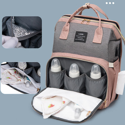 Large Capacity Mummy Crib Backpack