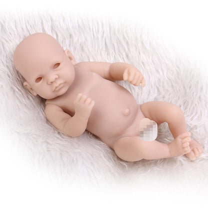 Simulation baby rebirth doll cute closed eyes mold