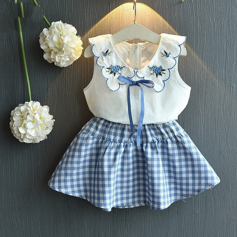 Summer T-Shirt and Skirt Clothing Set