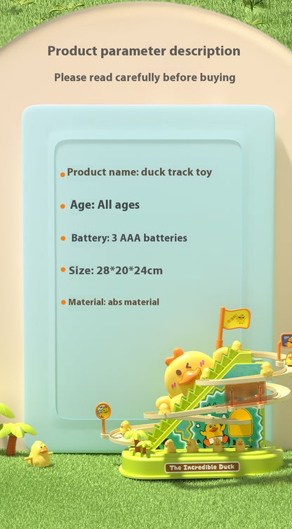 Children's Little Duck Slide Electric Suit Toys