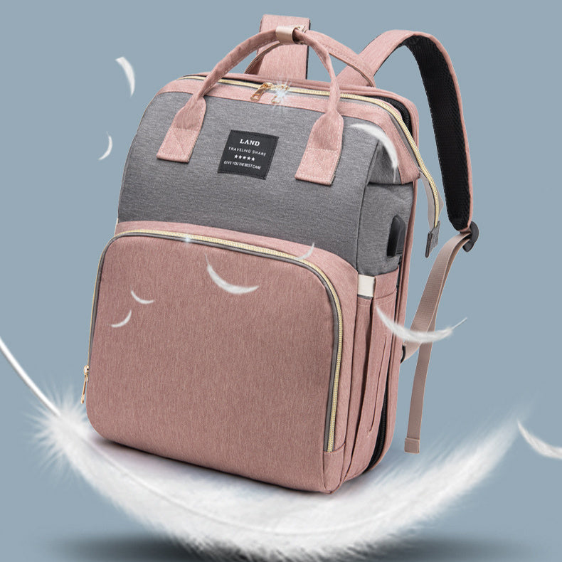 Large Capacity Mummy Crib Backpack