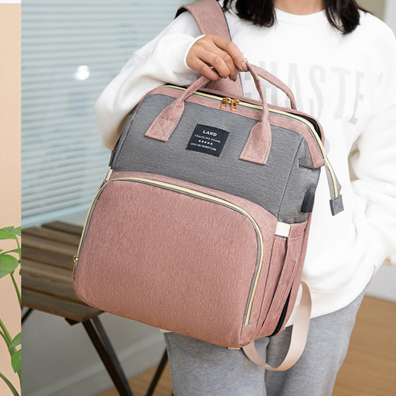 Large Capacity Mummy Crib Backpack