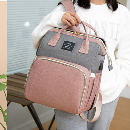 Large Capacity Mummy Crib Backpack