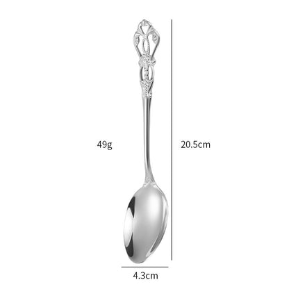 Stainless Steel Cutlery Spoon West Dinnerware Set Gold Plated