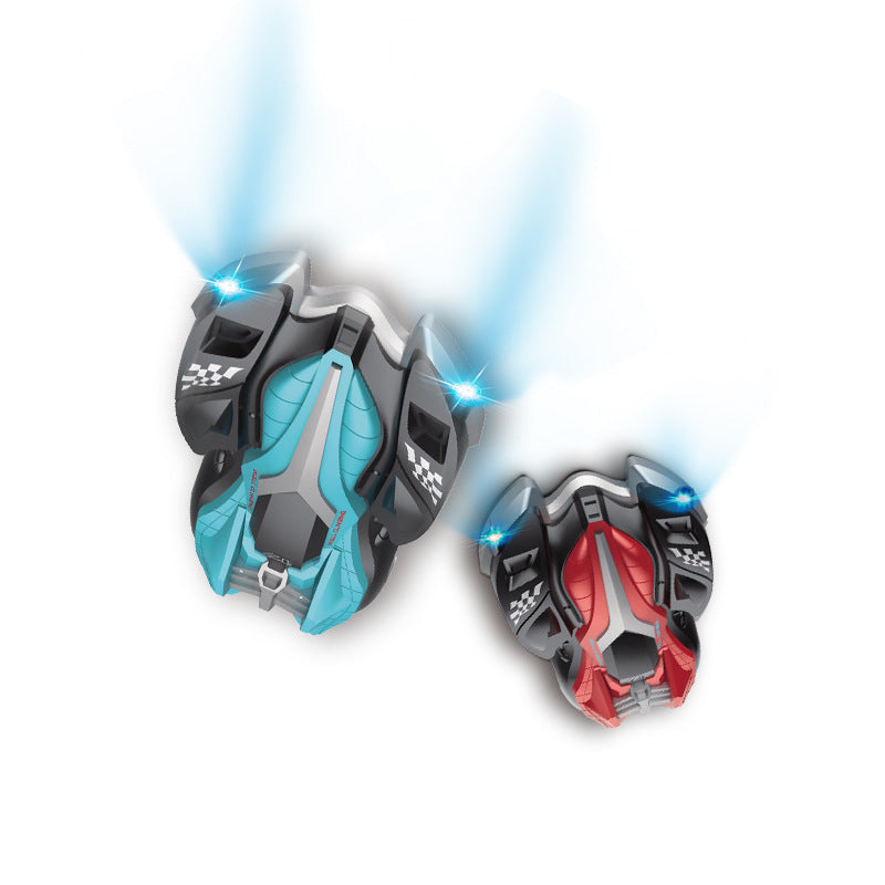 Electric rechargeable wall climbing car