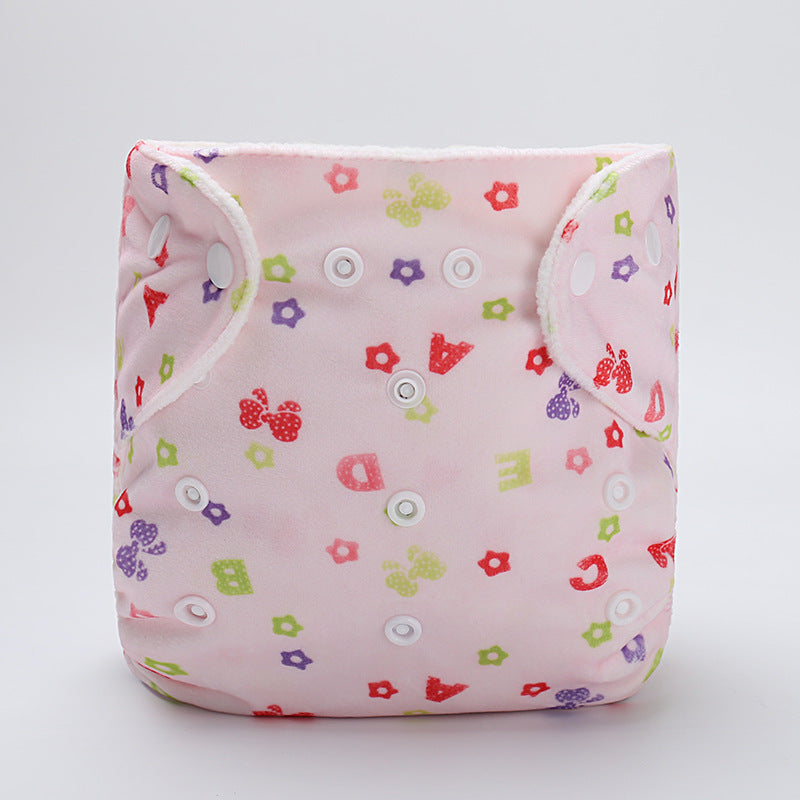 Cartoon Cloth Diaper Pants