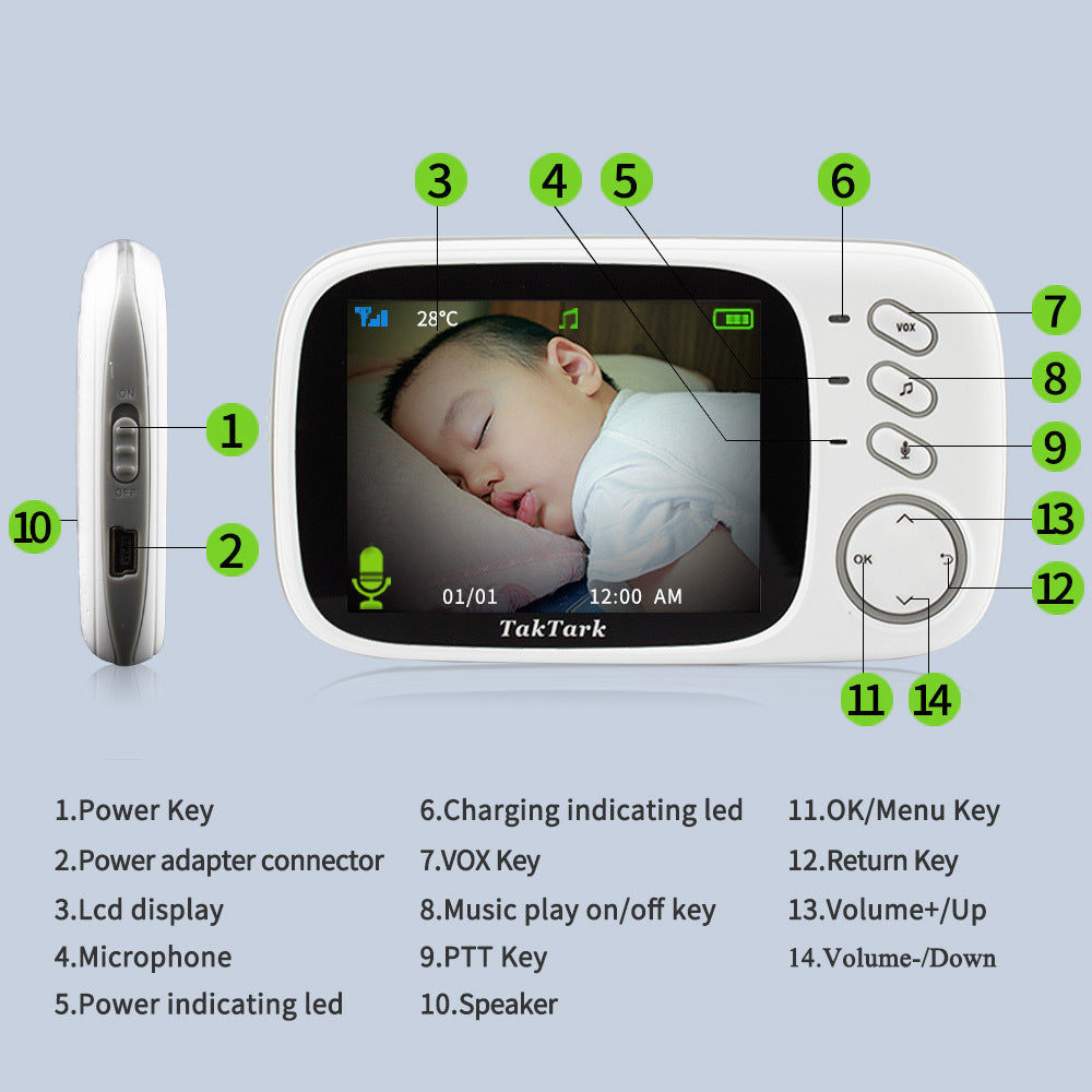 3.2-Inch Digital Health Monitoring Device