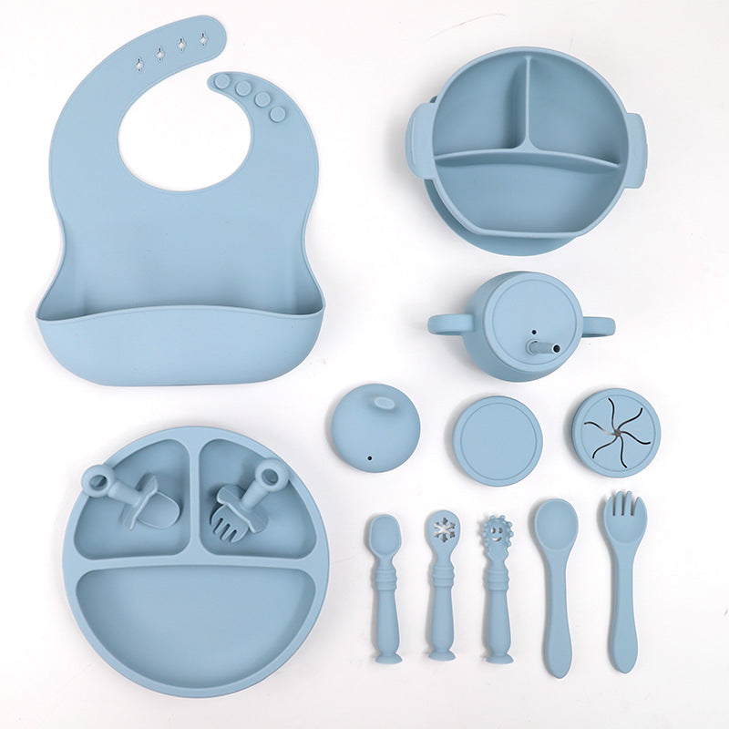 Silicone 15-Piece Children's Tableware Set